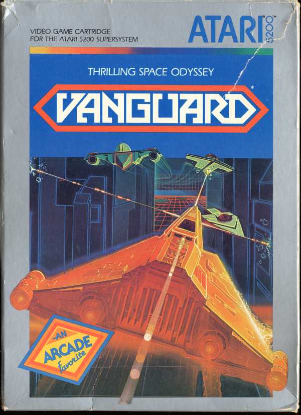Vanguard (1983) (Atari) Box Scan - Front